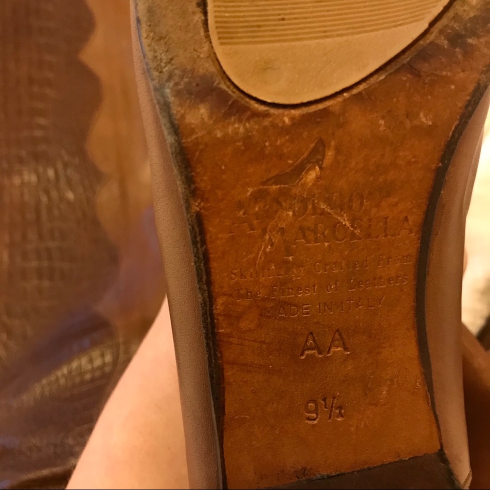 Vintage Knee High Italian Leather Boots - Picture 4 of 6